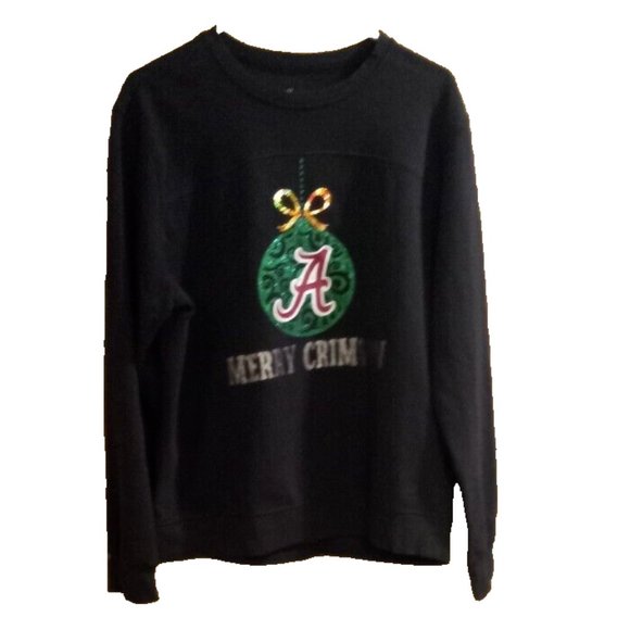 Alabama rolltide Merry Crimson Black Sweatshirt womans XL Alabama roll tide BCG - Picture 3 of 3